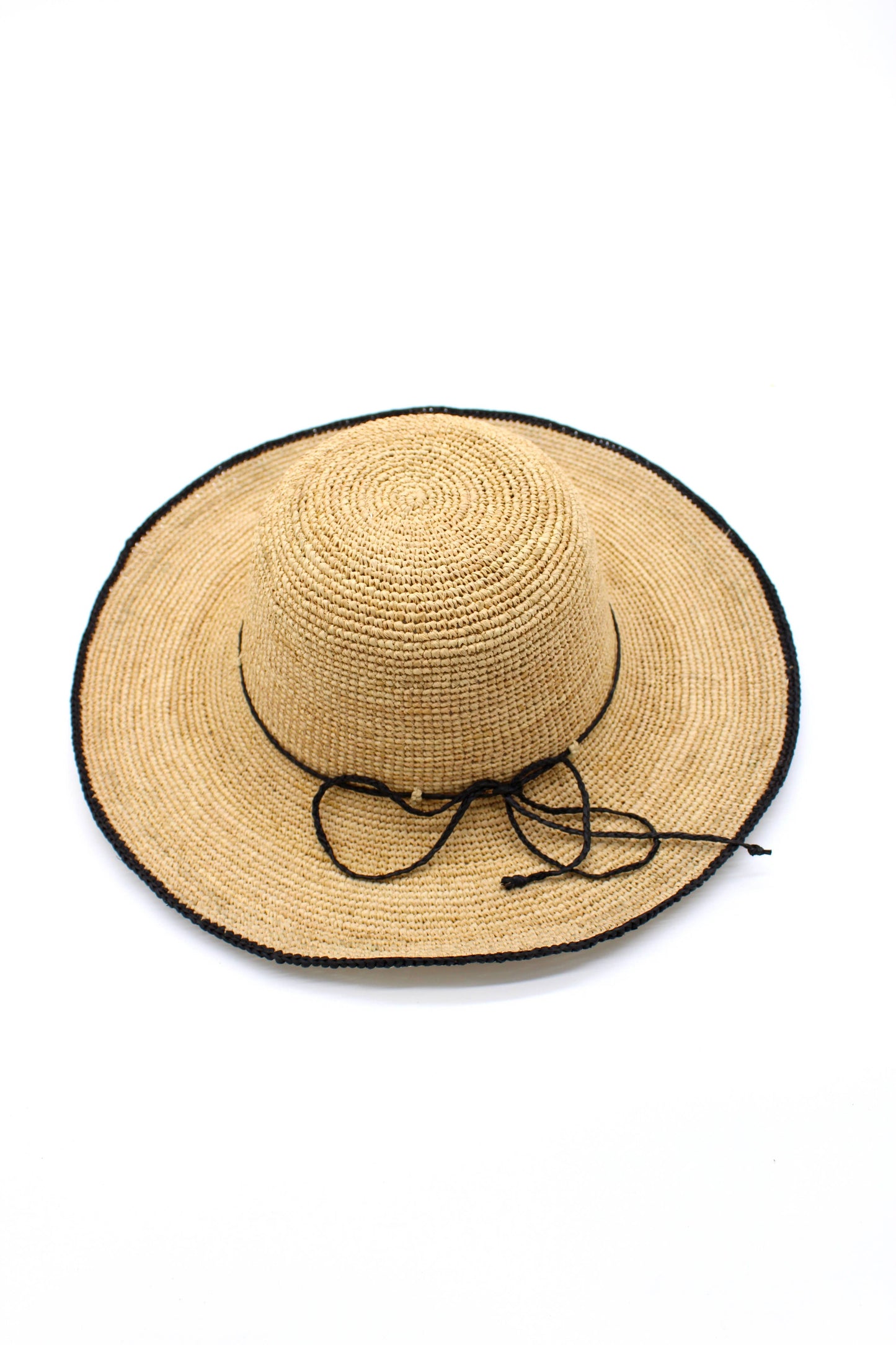 Rachel Crochet Straw Sun Hat