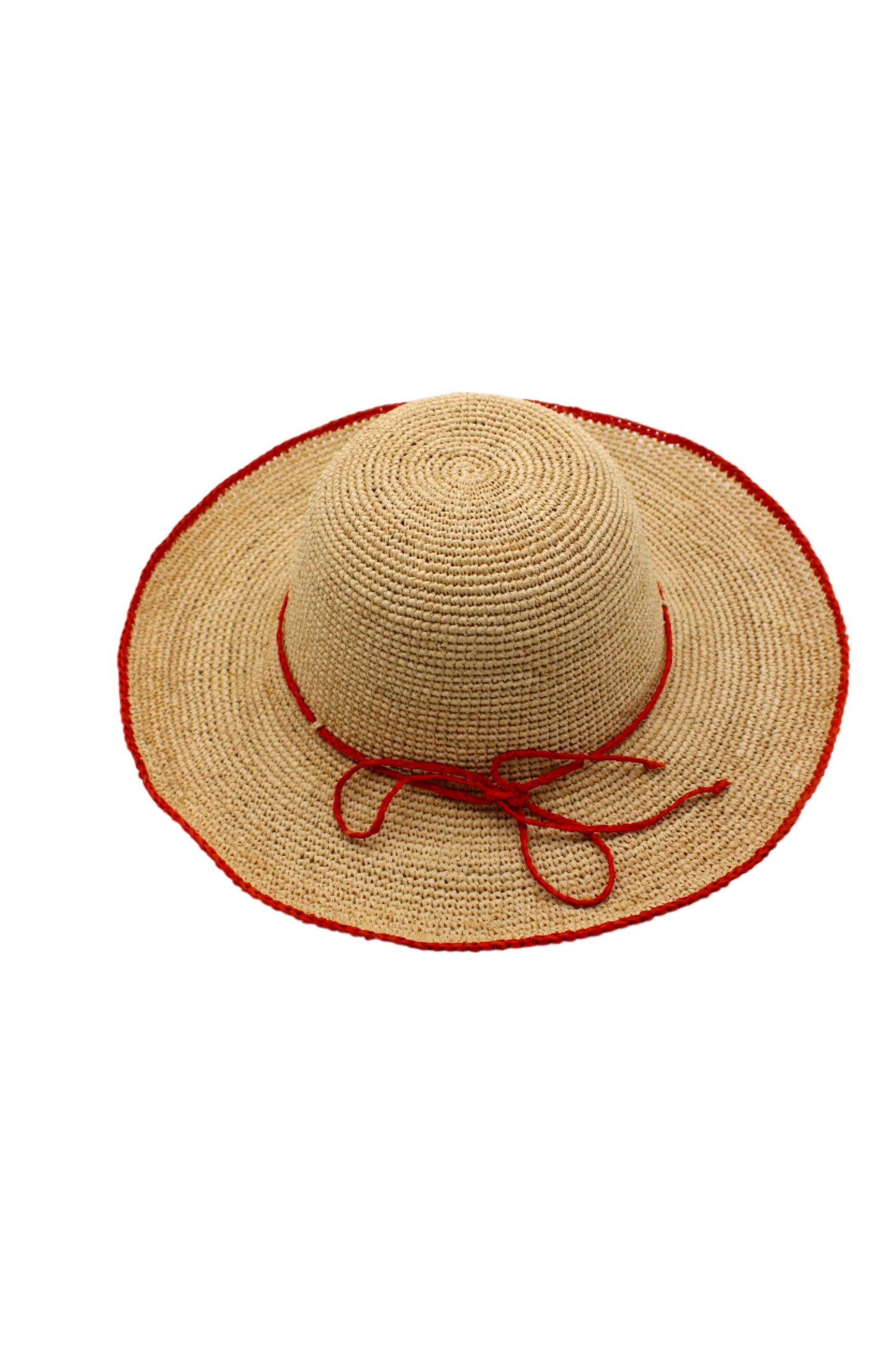 Rachel Crochet Straw Sun Hat