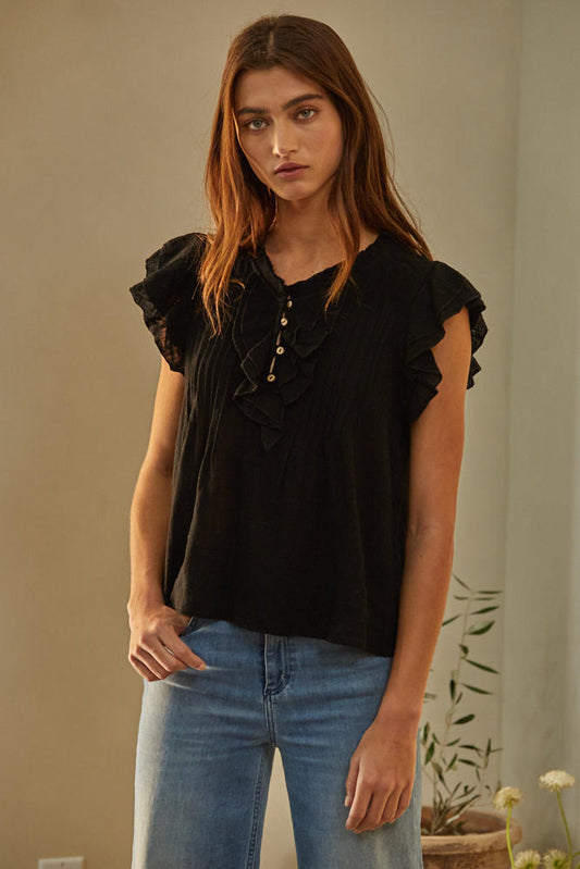 Maude Frilly Top