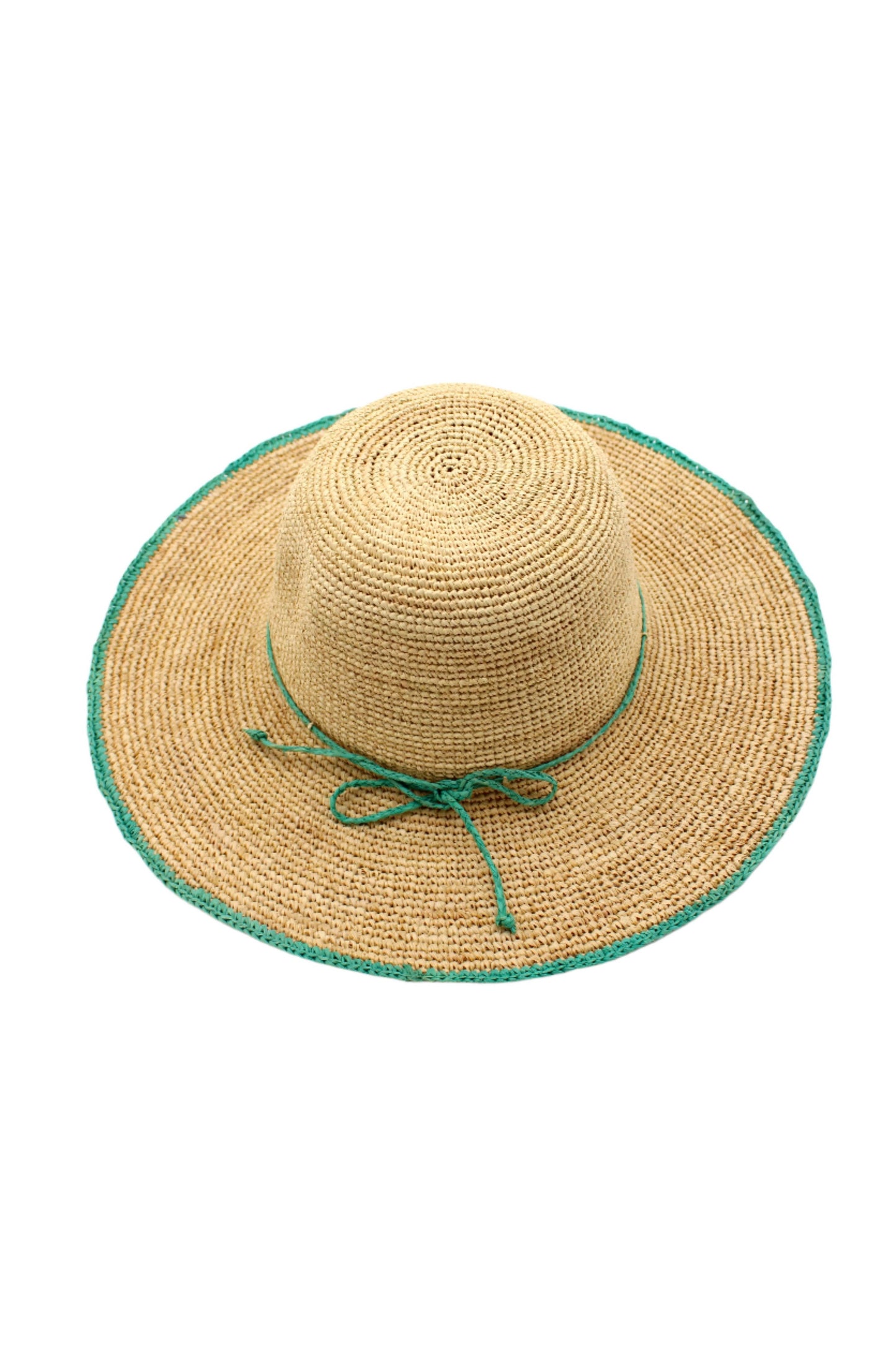 Rachel Crochet Straw Sun Hat