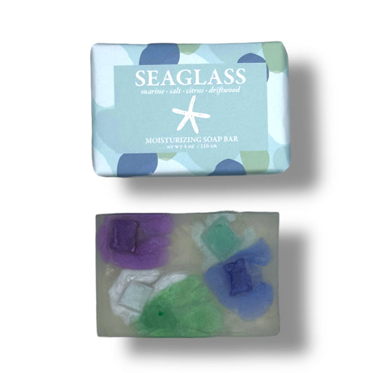 Seaglass Soap Bar