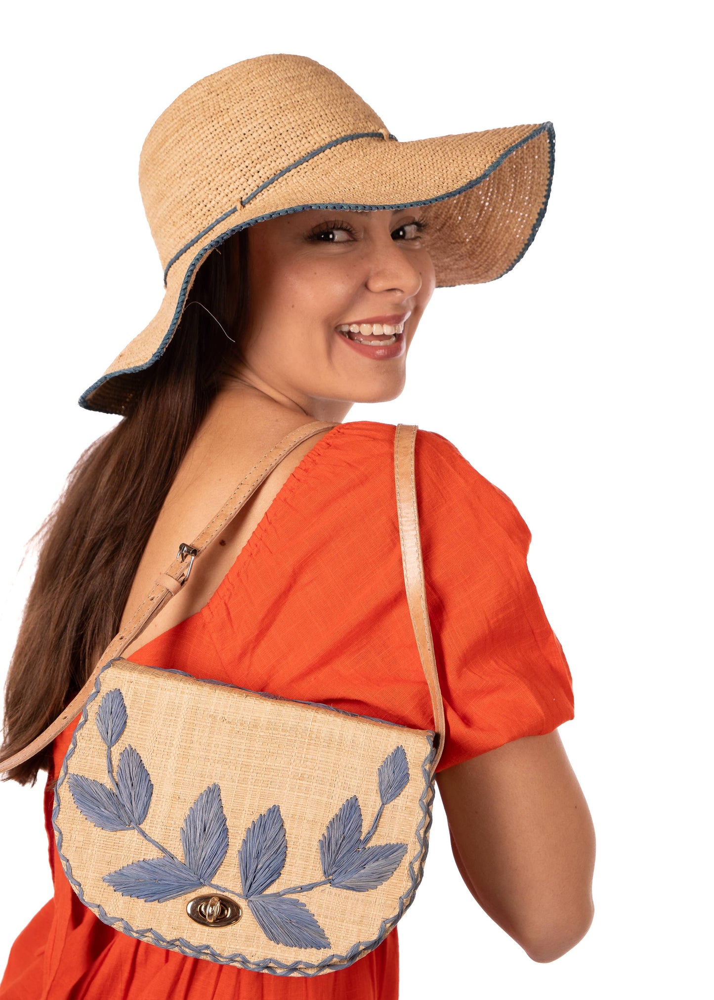 Rachel Crochet Straw Sun Hat