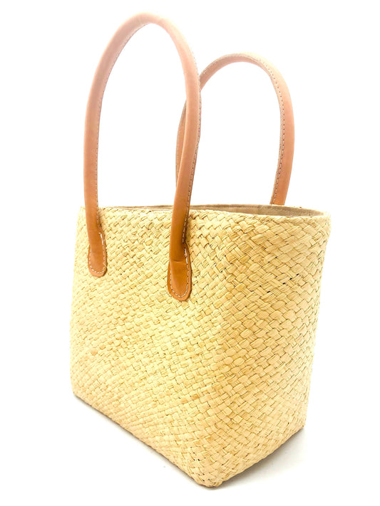 Pianina Small Straw Basket Bag